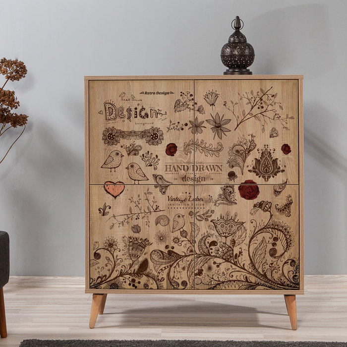 Hanah Home Multilux-731 Armario Multiusos Roble Sonoma Hanah Home Multilux-731 Armario Multiusos Roble Sonoma